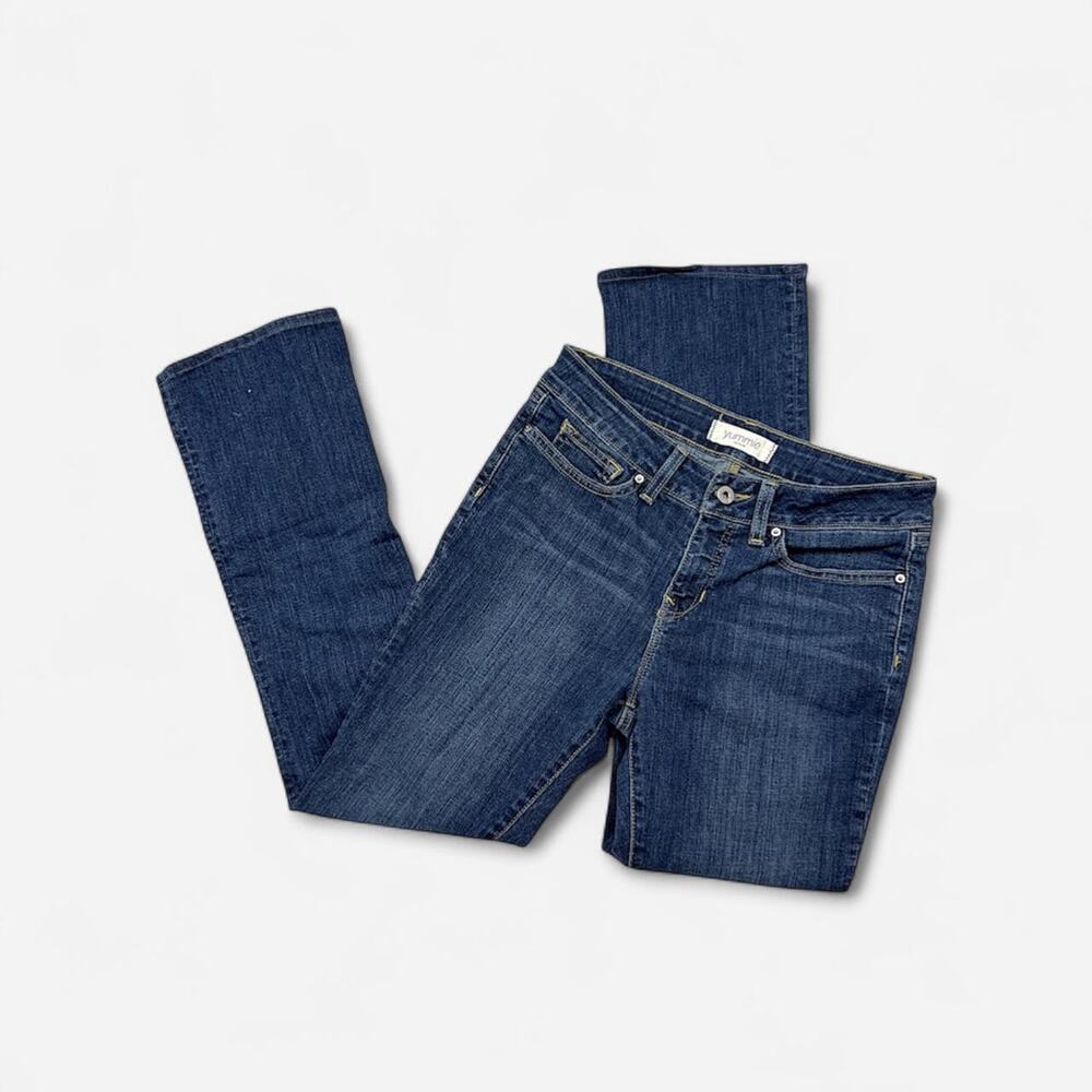 Yummie Denim low rise bootcut jeans dark mid wash - 27